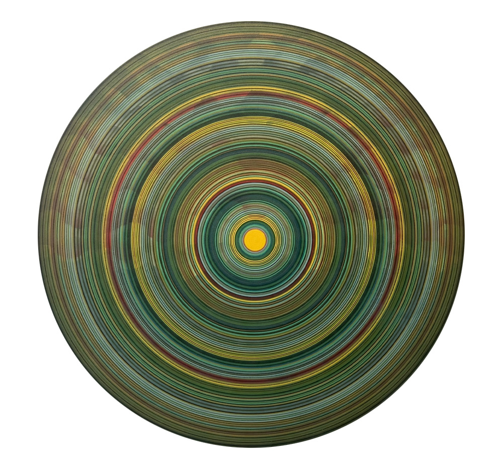 Cosmic Vision Rainbow Clouds $3333 48” x 48” Airbrush acrylic on canvas circle wrapped Cosmic Vision Rainbow Clouds $3333 48” x 48” Airbrush acrylic on canvas circle wrapped